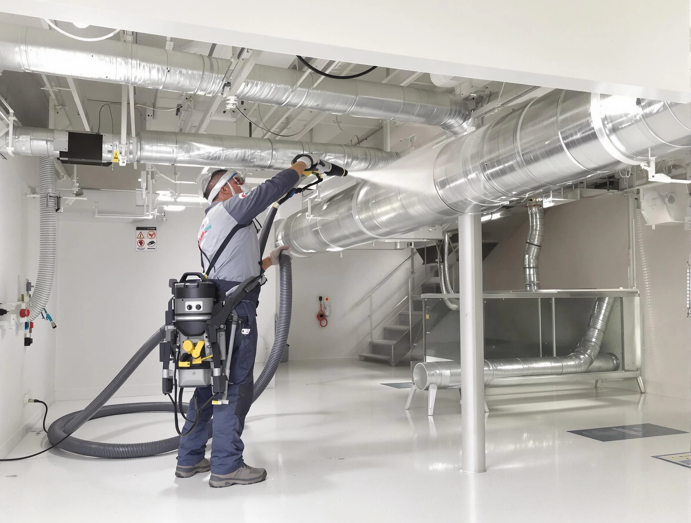 Professional central duct cleaning by Belmont Air Duct Cleaning in Belmont