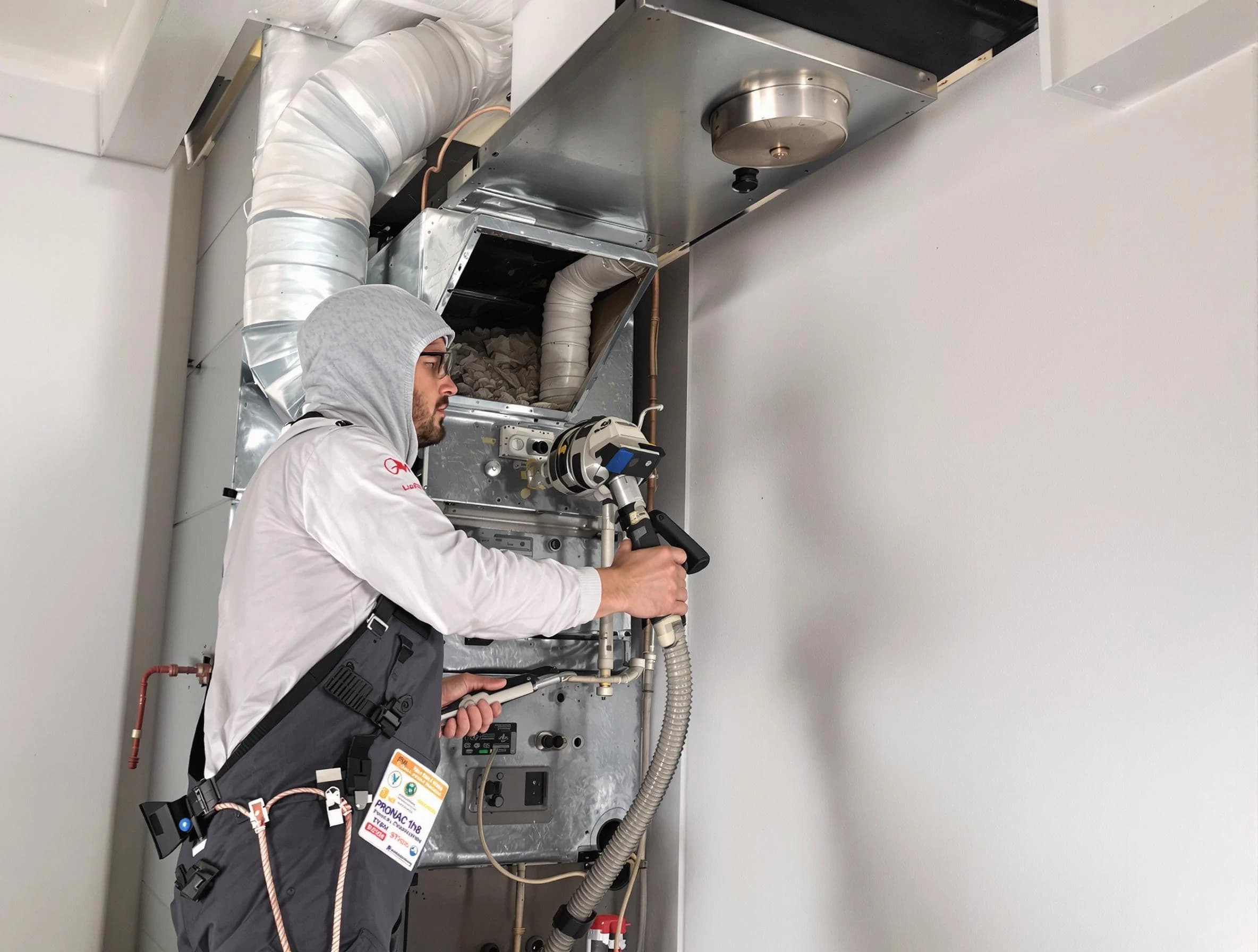 Expert furnace duct cleaning by Belmont Air Duct Cleaning in Belmont
