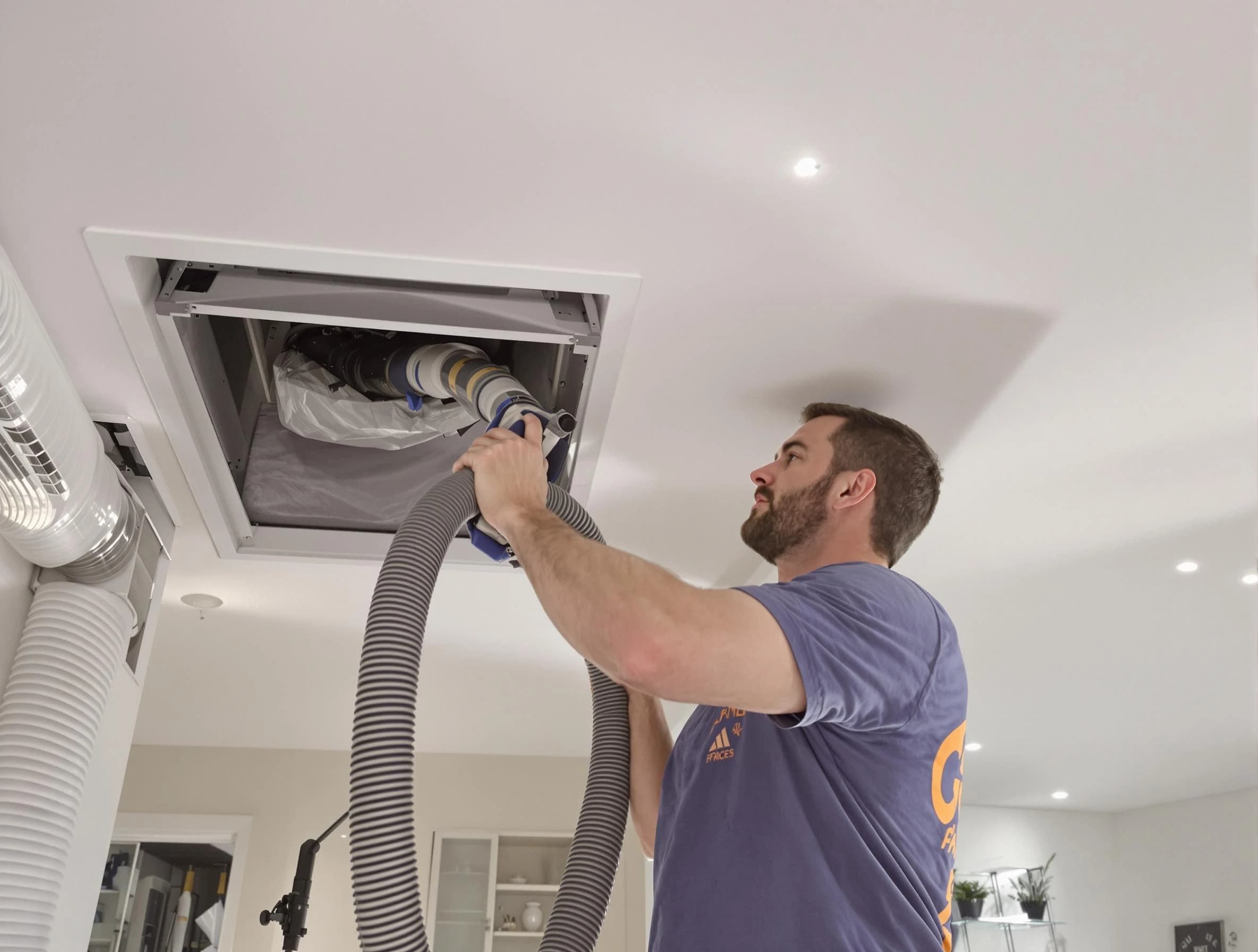 Precision indoor duct cleaning by Belmont Air Duct Cleaning in Belmont
