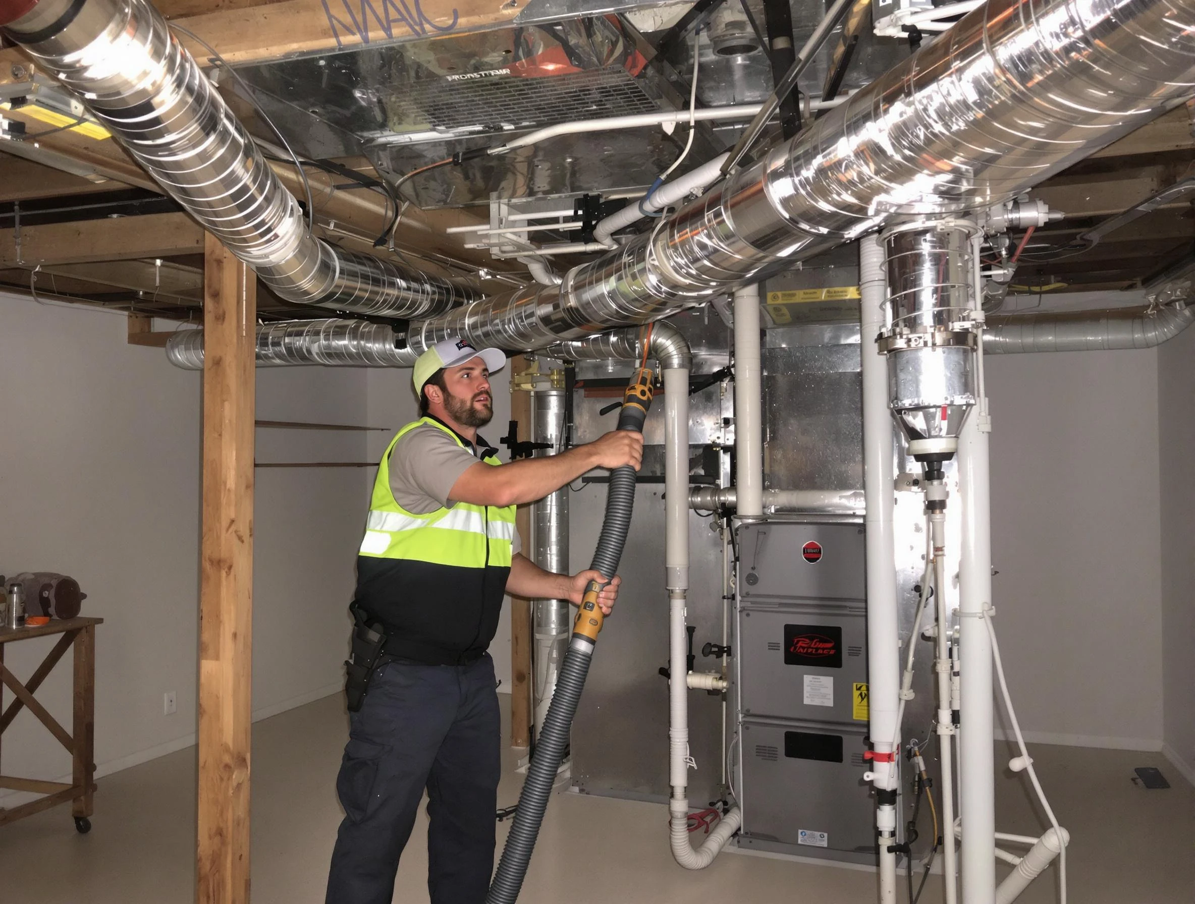 Furance Air Duct Cleaning in Belmont