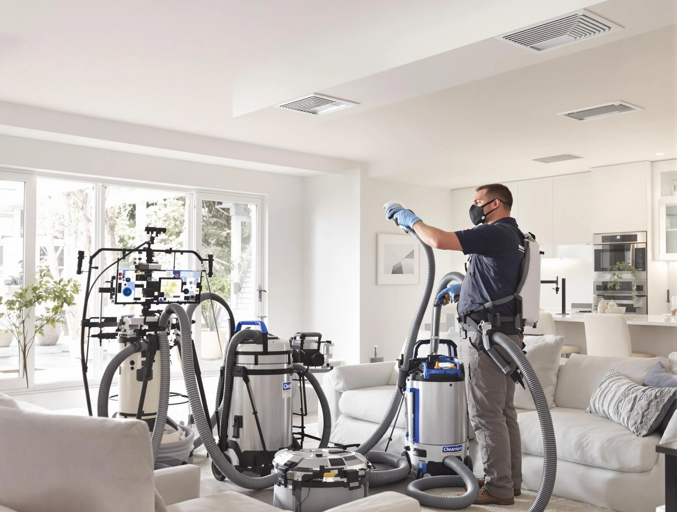 Professional AC duct cleaning by Belmont Air Duct Cleaning in Belmont