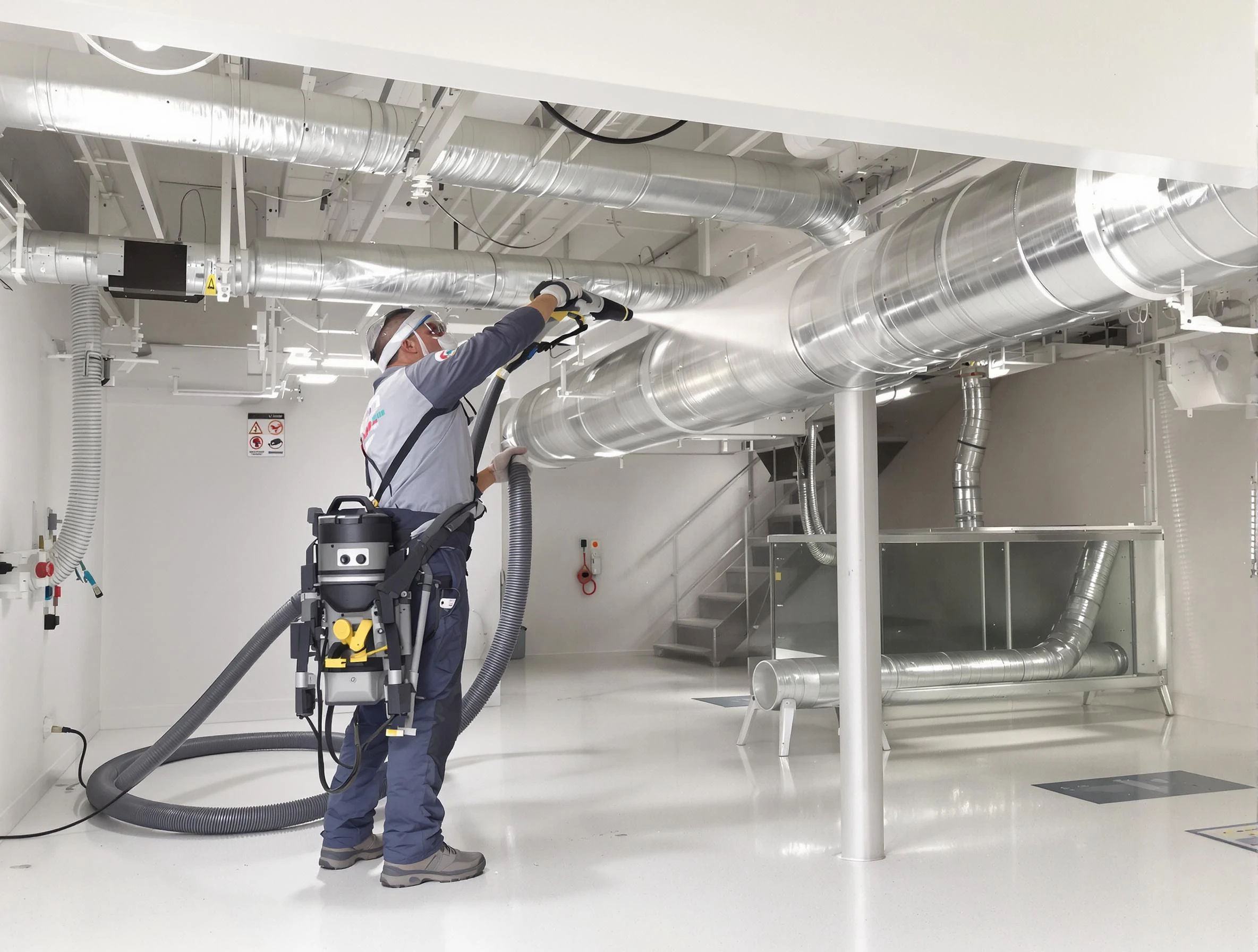 Professional central duct cleaning by Belmont Air Duct Cleaning in Belmont