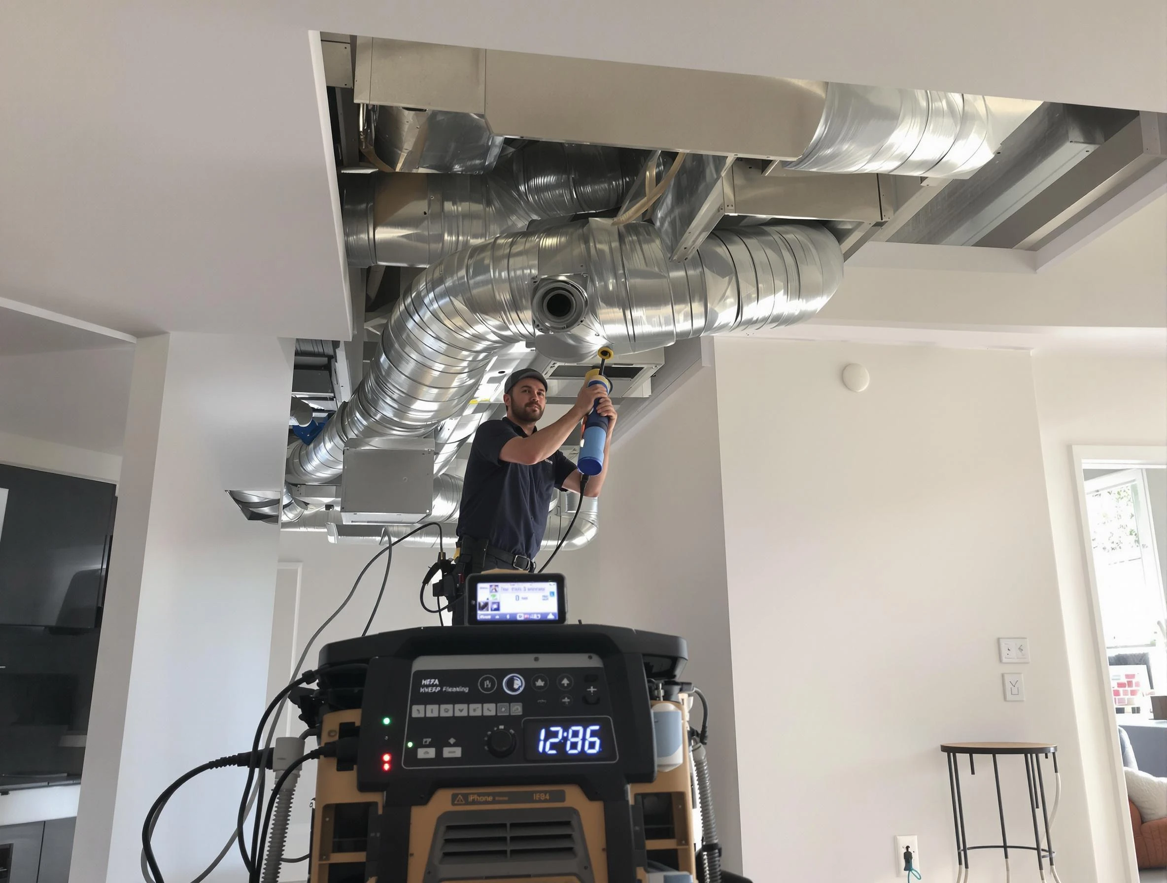 Advanced pure air duct cleaning by Belmont Air Duct Cleaning in Belmont